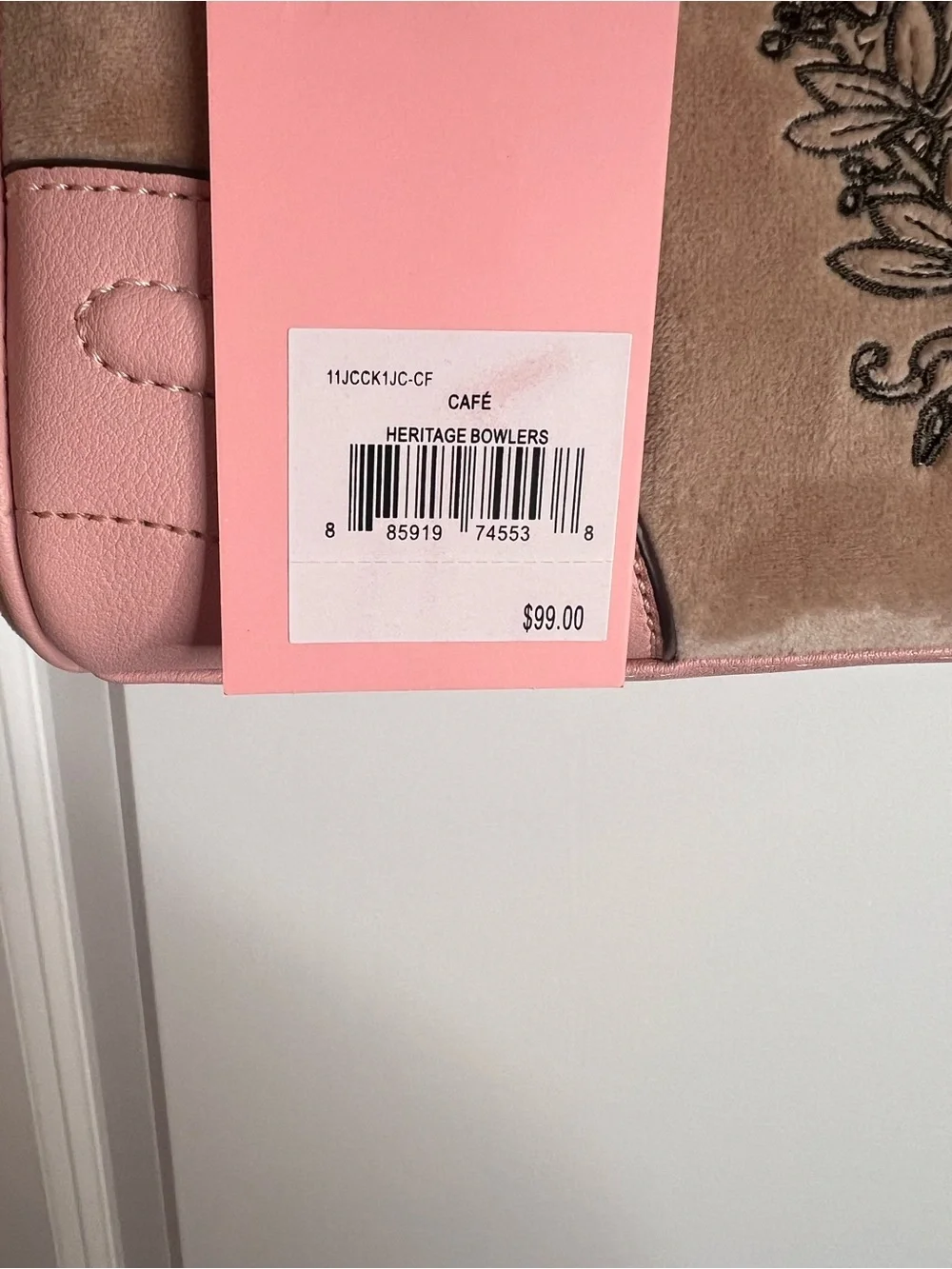 Juicy Couture Heritage Bowler Cafe